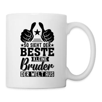 So Sieht Der Beste Kleine Bruder Der Welt Aus - Tasse - Weiß - Rechts