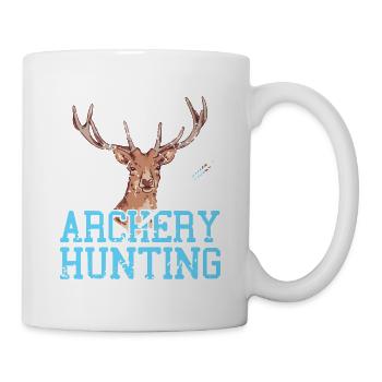 Retro Vintage Game Archery Hunting T-Shirt - Mug - white - Right