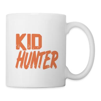 Kid Hunter Retro Cool Kid Archery Hunting Designs - Tasse - Weiß - Rechts