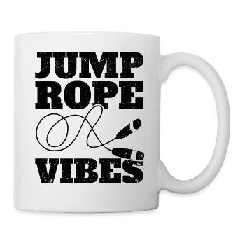 Funny skipping rope skipping rope jumping rope sprin - Mug - white - Right
