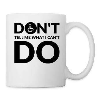 Funny Spinal Cord Injury Wheelchair Cross-Section - Mug - white - Right