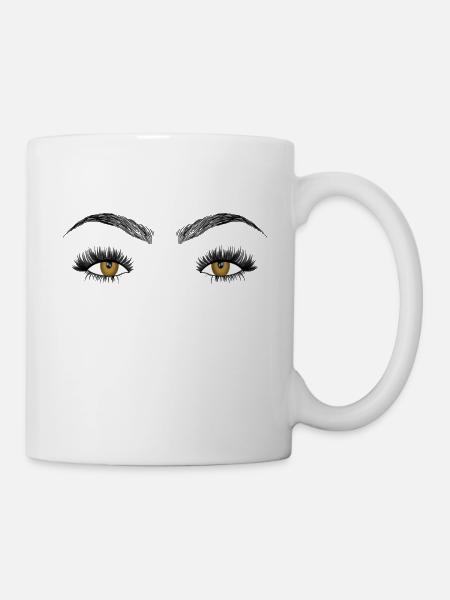 Augen - Tasse - Weiß