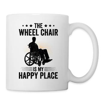 Funny Spinal Cord Injury Wheelchair Cross-Section - Mug - white - Right