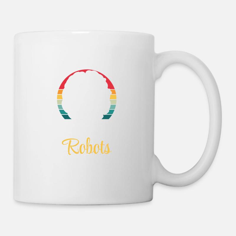 Intelligence artificielle Je ne date que des robots - Mug blanc - blanc