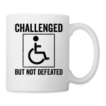 Funny Spinal Cord Injury Wheelchair Cross-Section - Mug - white - Right