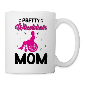 Funny Spinal Cord Injury Wheelchair Cross-Section - Mug - white - Right