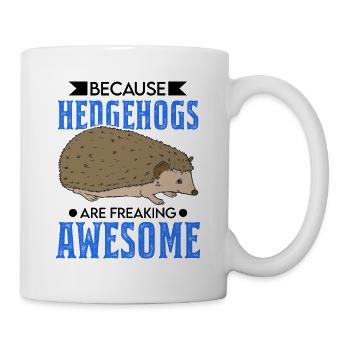 Parce que les hérissons sont géniaux Igel - Mug blanc - blanc - Droite