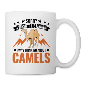 Kamel Dromedar Ägypten Geschenk Großkamel - Tasse - Weiß - Rechts