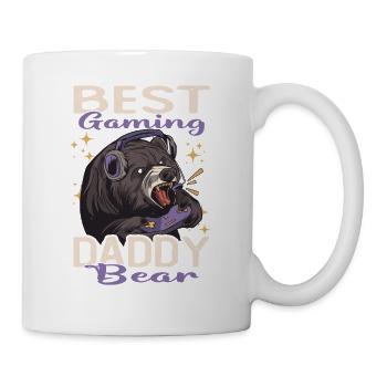 Ich Kann Dich Nicht Hören Best Gaming Daddy Bear - Tasse - Weiß - Rechts