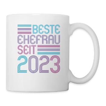 Meilleure épouse depuis 2023 1er anniversaire de mariage - Mug blanc - blanc - Droite