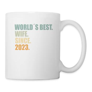 Meilleure épouse depuis 2023 1er anniversaire de mariage - Mug blanc - blanc - Droite