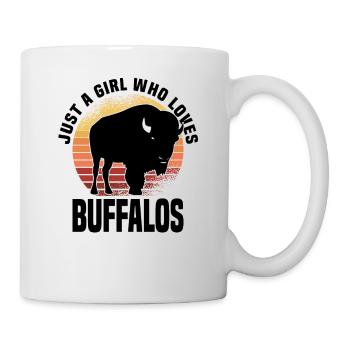 Büffel Bison Ochse Indianer Amerikanisch - Tasse - Weiß - Rechts