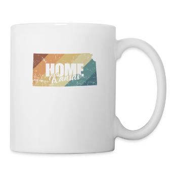 Kansas Home Kansas USA Amerika - Tasse - Weiß - Rechts