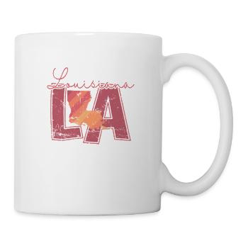 Louisiane LA États-Unis Amérique État - Mug blanc - blanc - Droite