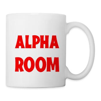 Oui, je suis l’Alpha dans cette pièce 17 - Mug blanc - blanc - Droite