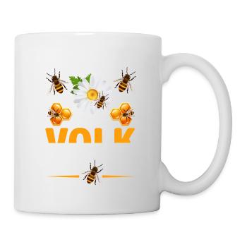Keine Zeit Mein Volk Braucht Mich - Tasse - Weiß - Rechts