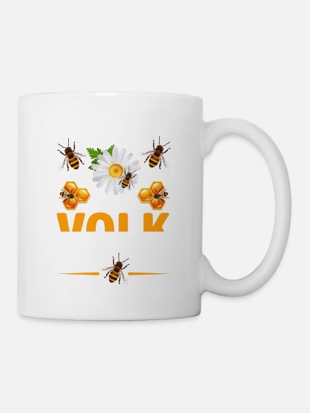 Keine Zeit Mein Volk Braucht Mich - Tasse - Weiß