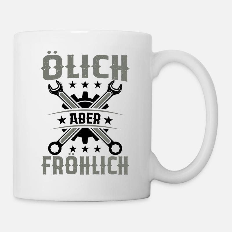 Ölich Aber Fröhlich - Tasse - Weiß