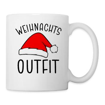 Viehnachts Outfit - Tasse - Weiß - Rechts