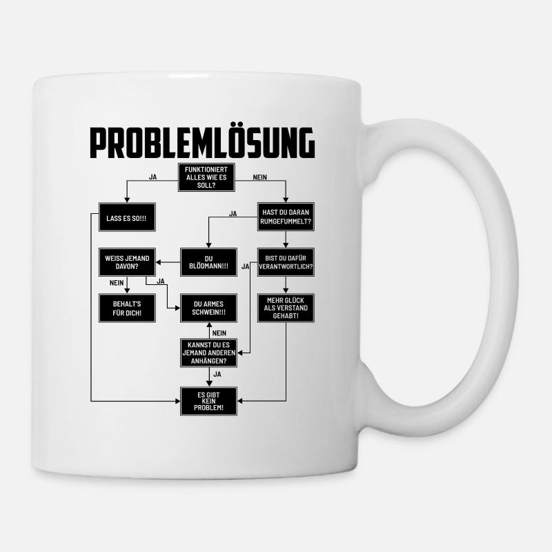 Problemlösung - Tasse - Weiß
