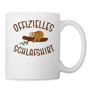 Offizielles Schlafshirt - Tasse - Weiß - Rechts