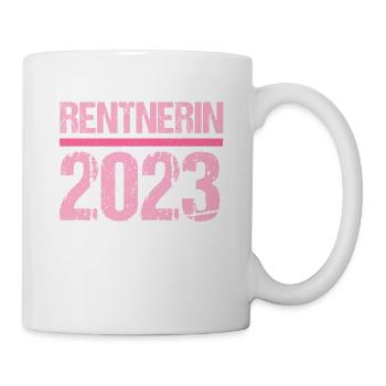 Pension 2023 Retraite Adieu pensionné 2023 - Mug blanc - blanc - Droite