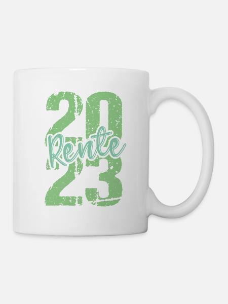 Rentner 2023 Rentnerin 2023 Rente 2023 - Tasse - Weiß