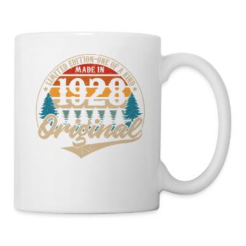 Idée Cadeau D Anniversaire Vintage Original 1928 - Mug blanc - blanc - Droite