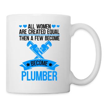 Pipe installation Pipe installer pipes - Mug - white - Right
