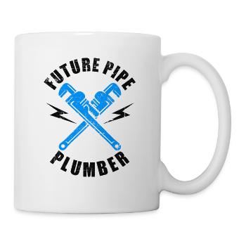 Tuyauterie sanitaire Tuyauterie Raccord future tuyauterie - Mug blanc - blanc - Droite