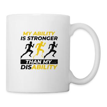 Ability is more - Mug - white - Right
