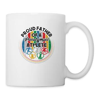 Stolzer Vater Des Paralympischen - Tasse - Weiß - Rechts