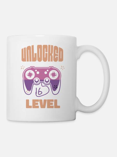 Unlocked Lev 16 - Tasse - Weiß