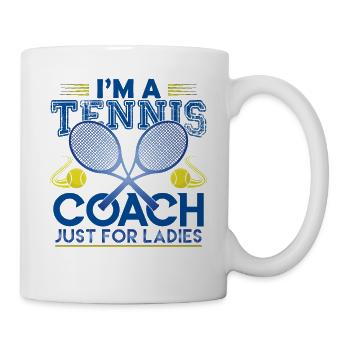 Tennis Coach Gift Tennis Coach The Best! - Mug - white - Right
