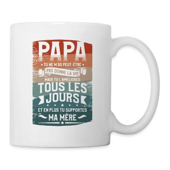 Je Ne Suis Pas À La Retraite Je Suis Bricoleur À - Mug blanc - blanc - Droite