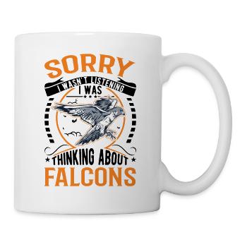 Falke Falkner Kestrel Falconry Falkner - Mug - white - Right