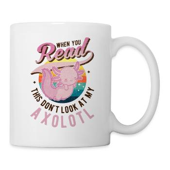 Axolotl Queue Cadeau Amphibien Axolotl - Mug blanc - blanc - Droite