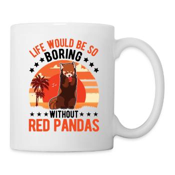 Red Panda Gift Cat Bear Red Panda - Mug - white - Right