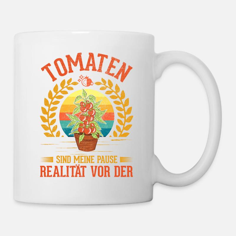 Tomaten Tomatenzüchter Paradeiser - Tasse - Weiß