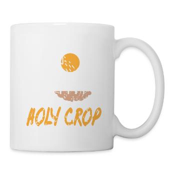 Holy CROP Retro Vintage Funny Gardening Designs - Mug blanc - blanc - Droite