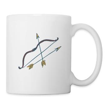 That's Some Bowshit Funny Archery Hunting T-Shirt - Tasse - Weiß - Rechts