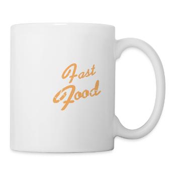 Fast Food Retro Funny Archery Hunting Designs - Mug - white - Right
