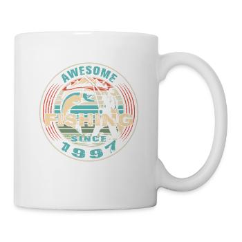 Génial depuis 1997. Ange, Angler Anniversaire - Mug blanc - blanc - Droite