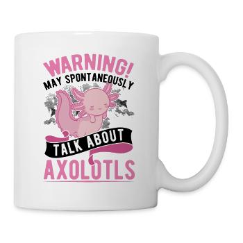 Axolotl Cadeau Amphibien à queue - Mug blanc - blanc - Droite