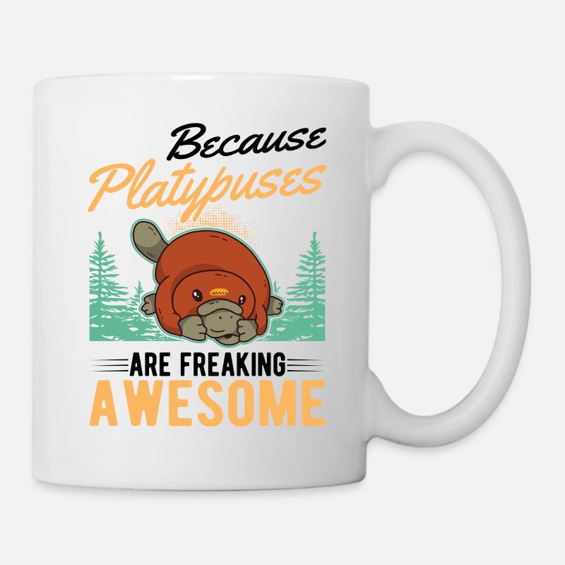 Ornithorynque Cadeau Ornithorynque - Mug blanc - blanc