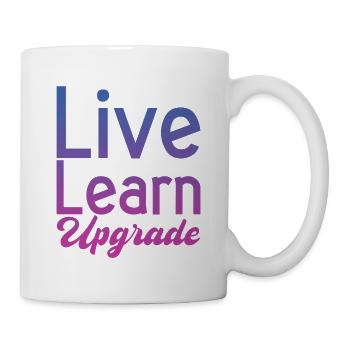 Live Learn Upgrade 2 - Mug - white - Right