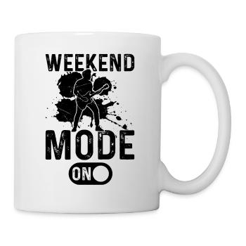 Weekend Mode On - Bass Guitarist Bass Guitar Playe - Tasse - Weiß - Rechts