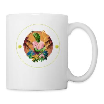 Pas L'Temps J'ai Tennis passionné de tennis - Mug blanc - blanc - Droite