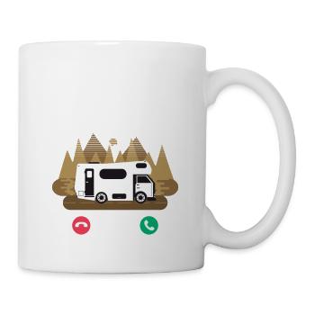 Pas L'Temps le Camping Car Appelle M'Appelle - Tasse - Weiß - Rechts