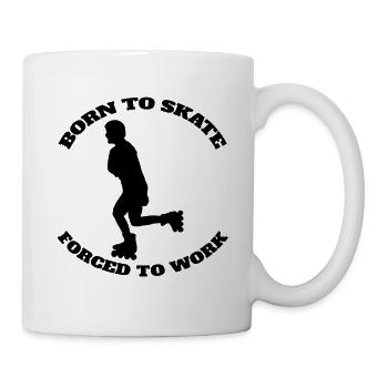 Roller Skating Inliner Skater Gift Inline Skating - Mug blanc - blanc - Droite